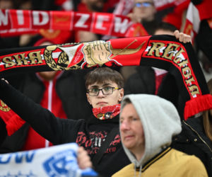Widzew Łódź - Lech Poznań: Zdjęcia kibiców i zawodników z meczu 24. kolejki PKO BP Ekstraklasy