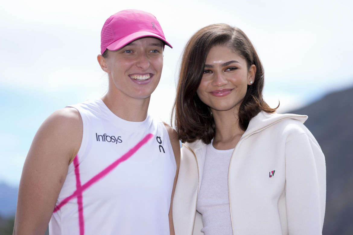 Iga Świątek i aktorka Zendaya