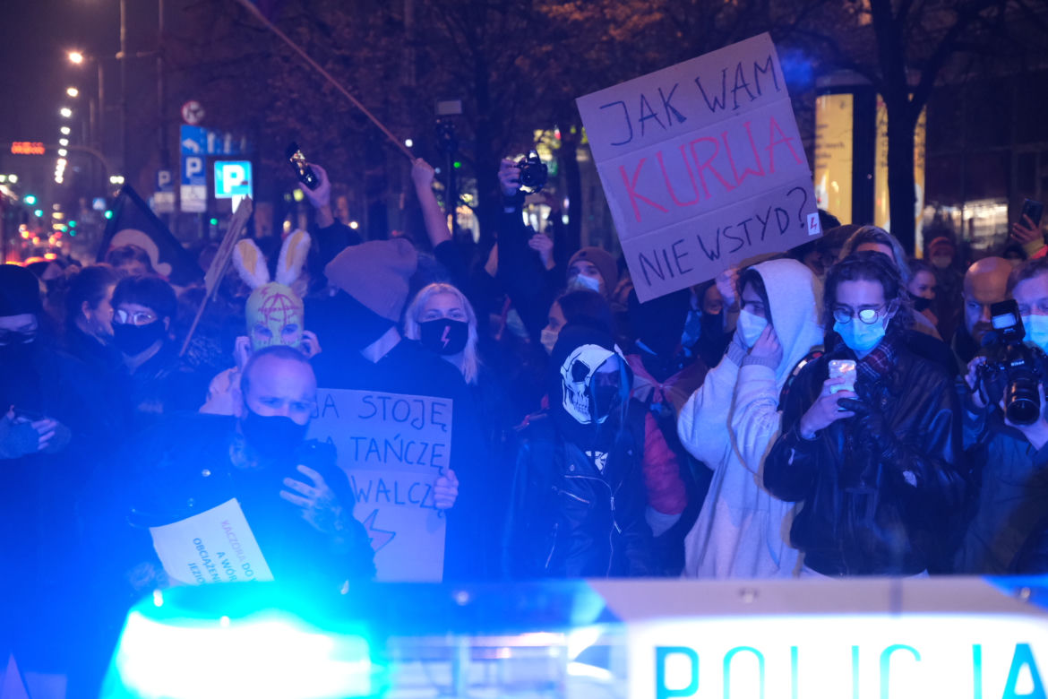 Blokada Sejmu przez Ogólnopolski Strajk Kobiet