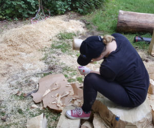 Rzeźbiarze z całej polski opanowali Myślęcinek. To tu powstają prawdziwe dzieła! [ZDJĘCIA]