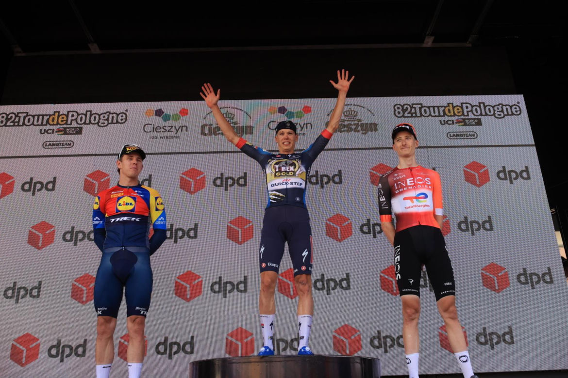 Finał IV etapu Tour de Pologne w Cieszynie. Mieszkańcy kibicowali kolarzom