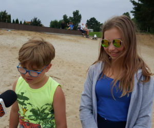 Bydgoska ekipa Eska Summer City na plaży w Pieczyskach