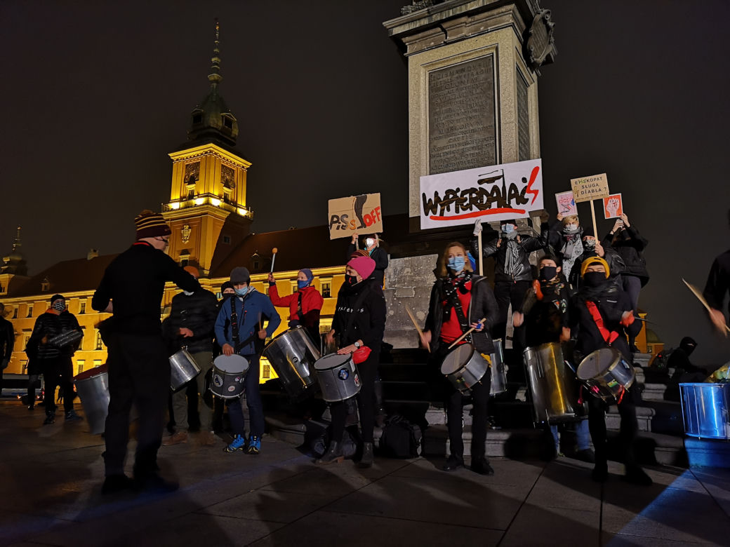 Protest na Placu Zamkowym 2.112020