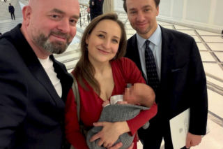 Bosakowie zabrali małego Stefanka do Sejmu