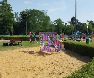 Na basenie dokrytym w Lesznie tłumy