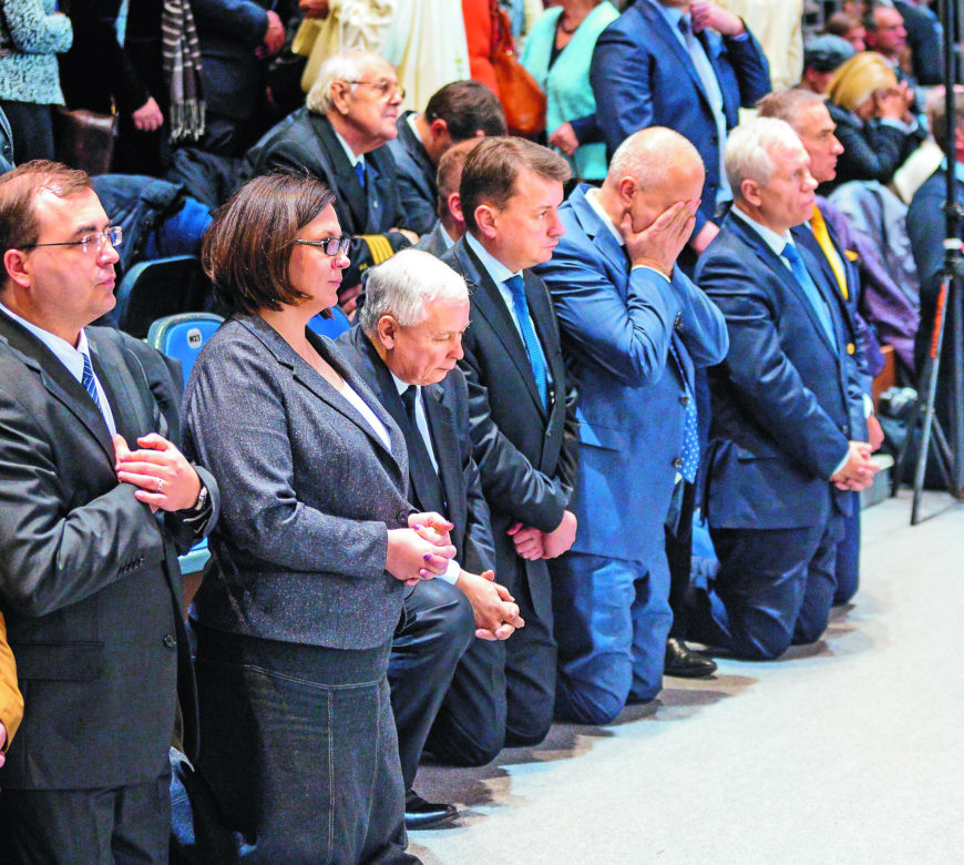 Kaczyński na urodzinach Radia Maryja