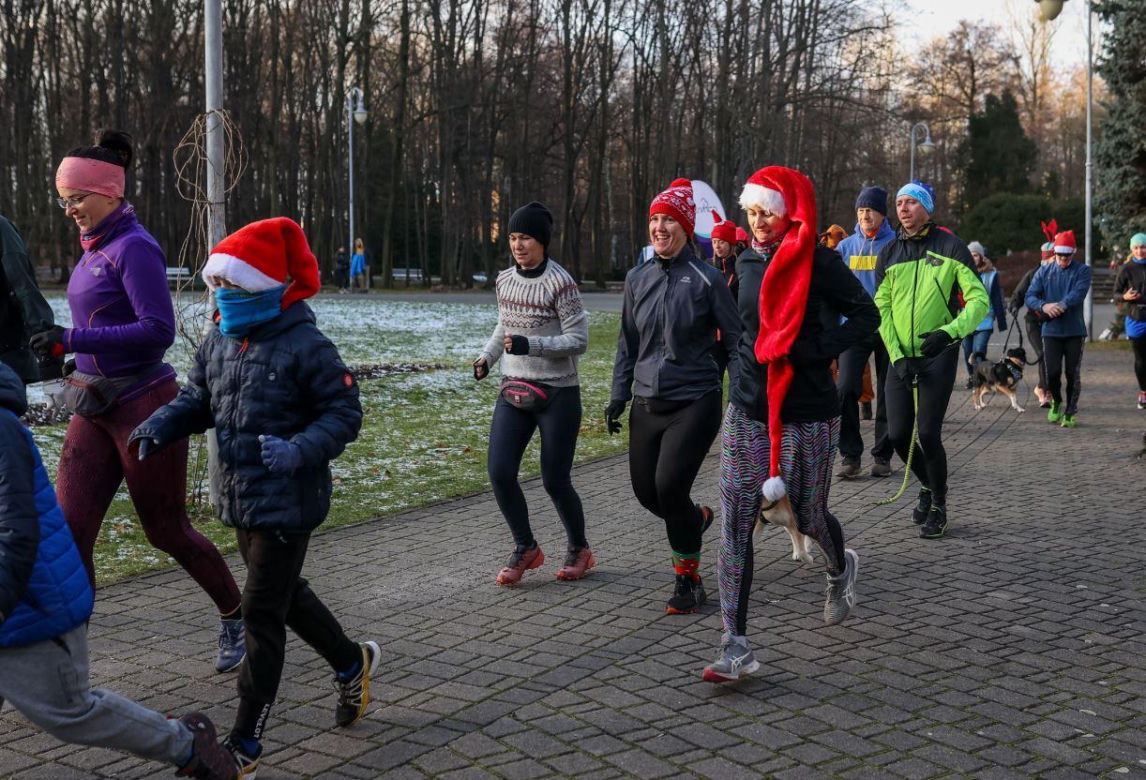 Parkrun Katowice w Parku Kościuszki