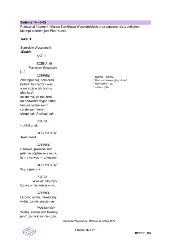 Matura 2023: polski. Arkusze CKE i odpowiedzi. Poziom podstawowy [Formuła 2023]