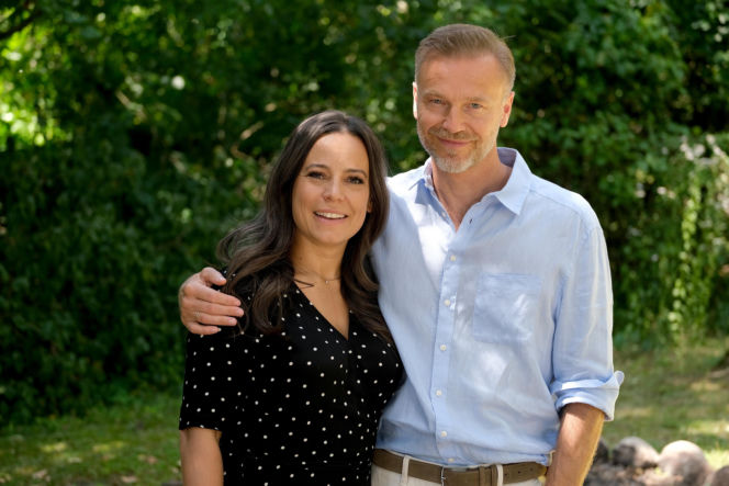 M jak miłość odc. 1899. Magda (Anna Mucha), Andrzej Budzyński (Krystian Wieczorek)