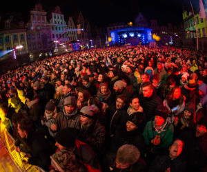 Sylwester na wrocławskim rynku