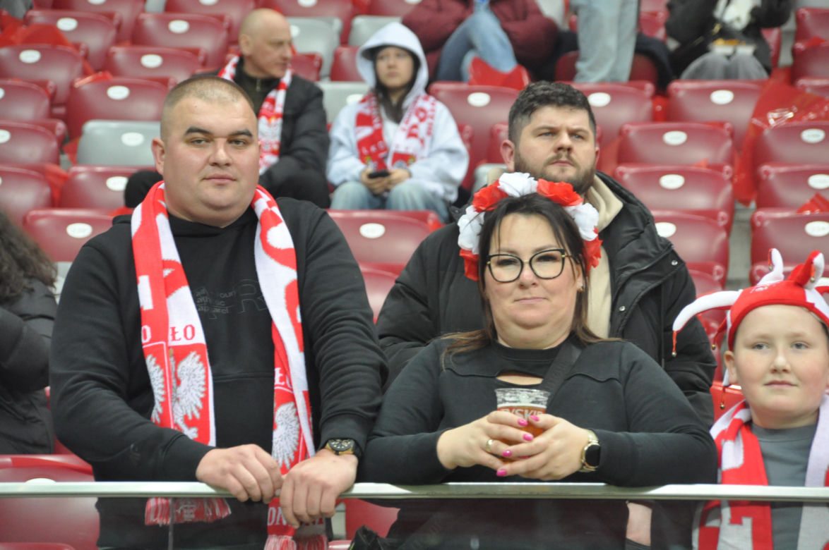Polska - Litwa na PGE Narodowym. Zdjęcia kibiców