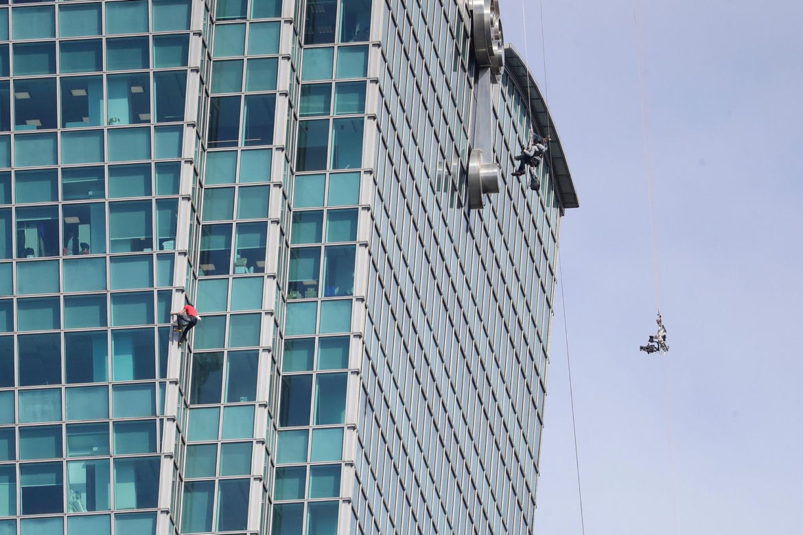 Alex Honnold wspiął się na wieżowiec Taipei 101