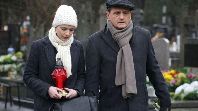 M jak miłość odc. 1230. Górecki (Wojciech Wysocki), Olga Górecka (Katarzyna Grabowska)