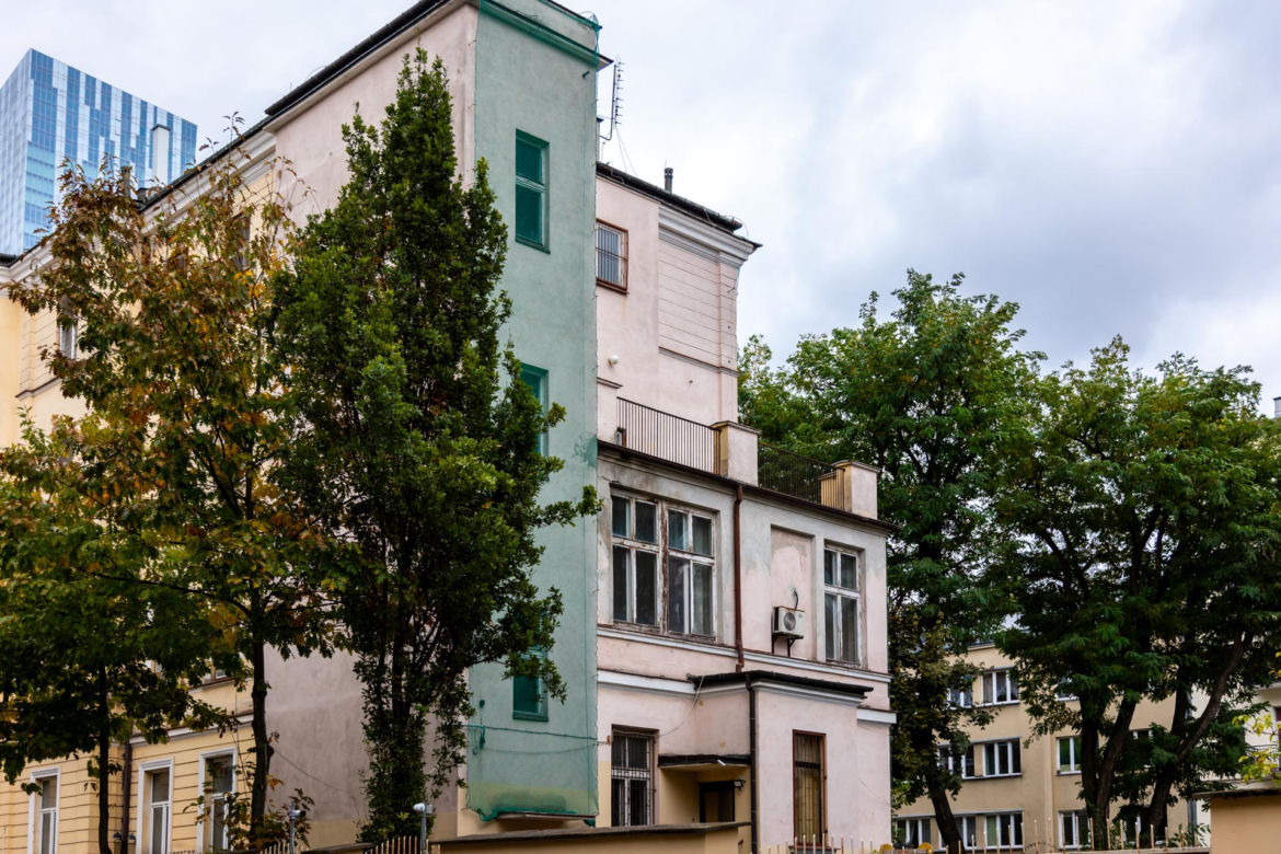 Nowa siedziba Muzeum Getta Warszawskiego – ujęcie z boku