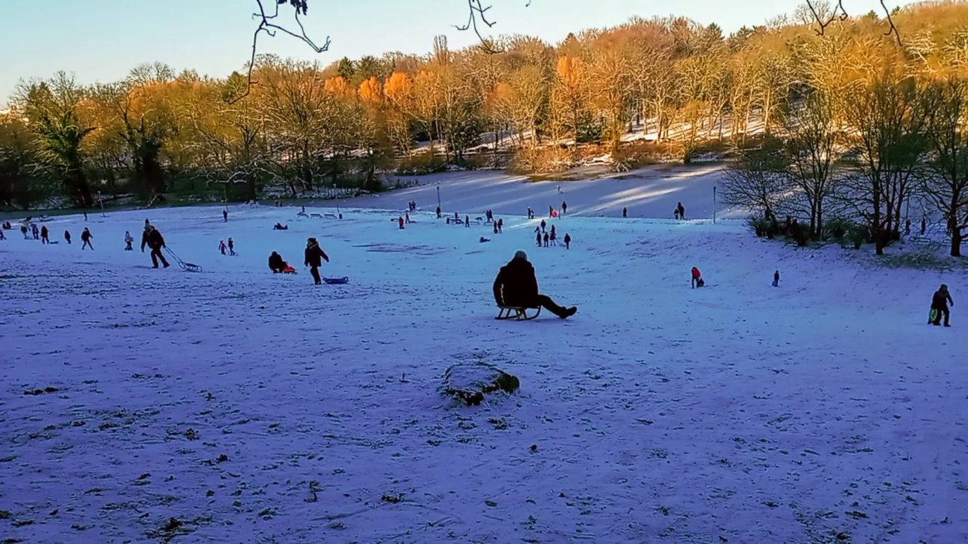 Białe święta w Szczecinie