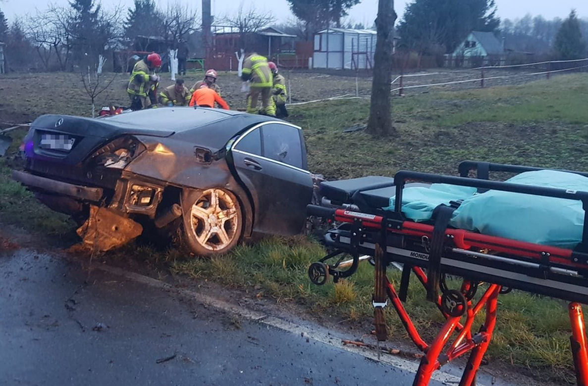 Wypadek w Ulnowie