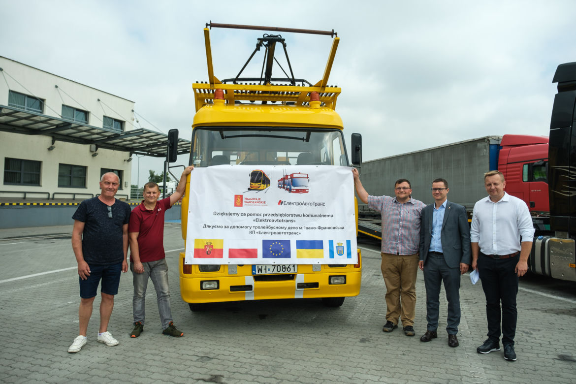 Dar warszawskich tramwajarzy dla Ukrainy
