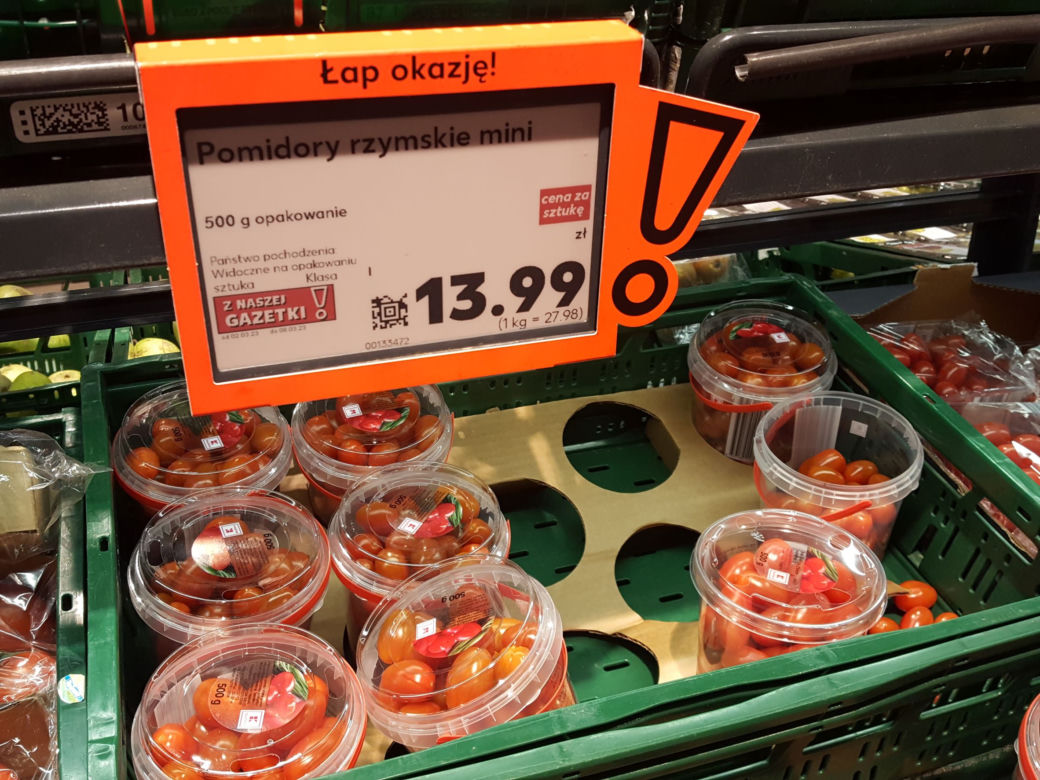 Ceny warzyw szokują! Kilogram papryki żółtej w markecie w Lesznie kosztuje 35 złotych