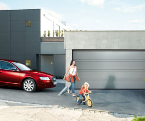 Brama garażowa EUROFLAIR w kolorze RAL7004