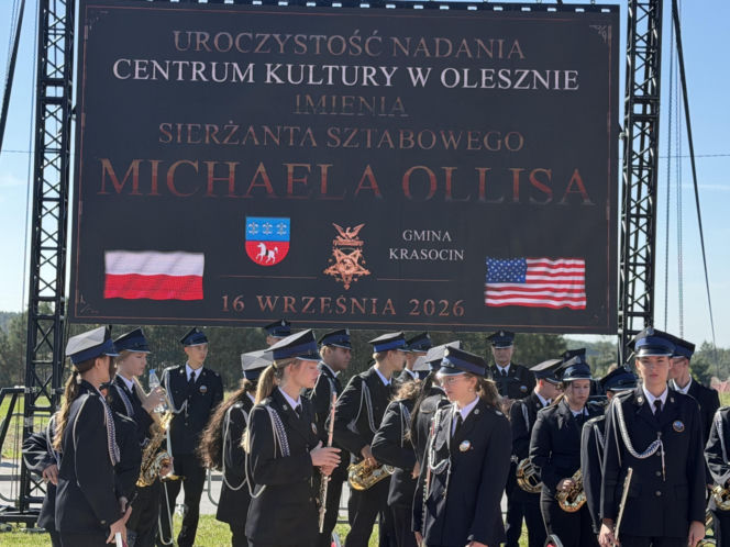 Michael Ollis patronem Centrum Kultury w Olesznie. To on ocalił życie Polaka w Afganistanie