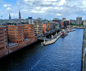 HafenCity i Speicherstadt w Hamburgu