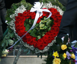 Pogrzeb Mirosława Krawczyka w Gdańsku: Aneta Zając i Mikołaj Krawczyk