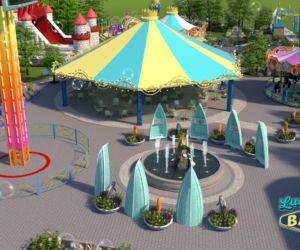 Giżycko: Na plaży miejskiej powstanie lunapark z ogromnym kołem widokowym [WIZUALIZACJE]