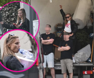 Kaczorowska z zadziorną miną i osiłkami pustoszy swój stary dom. Myślała, że nie zastanie Peli. Doszło do starcia? Mamy zdjęcia