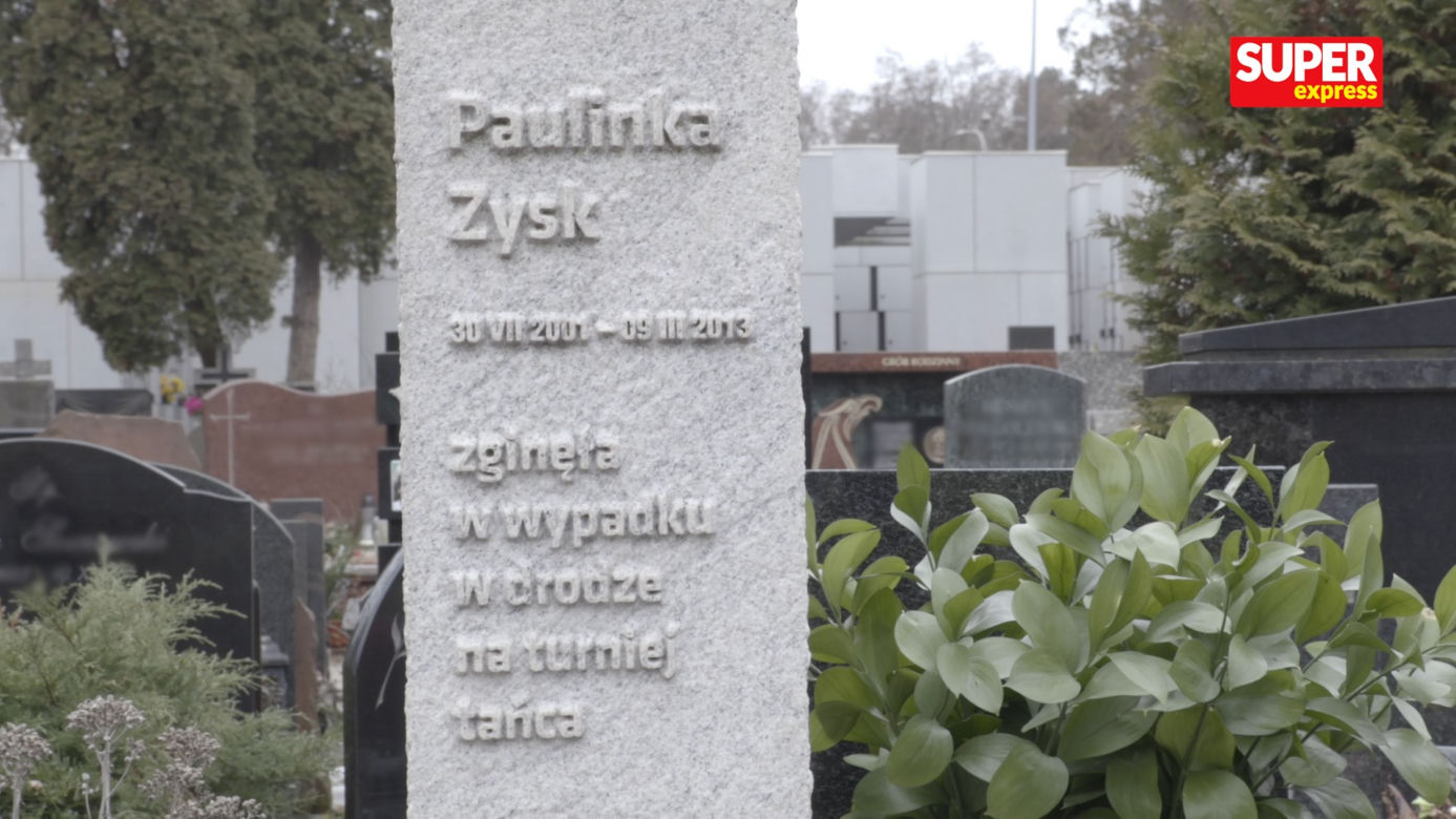 Tak wygląda grób Paulinki Zysk