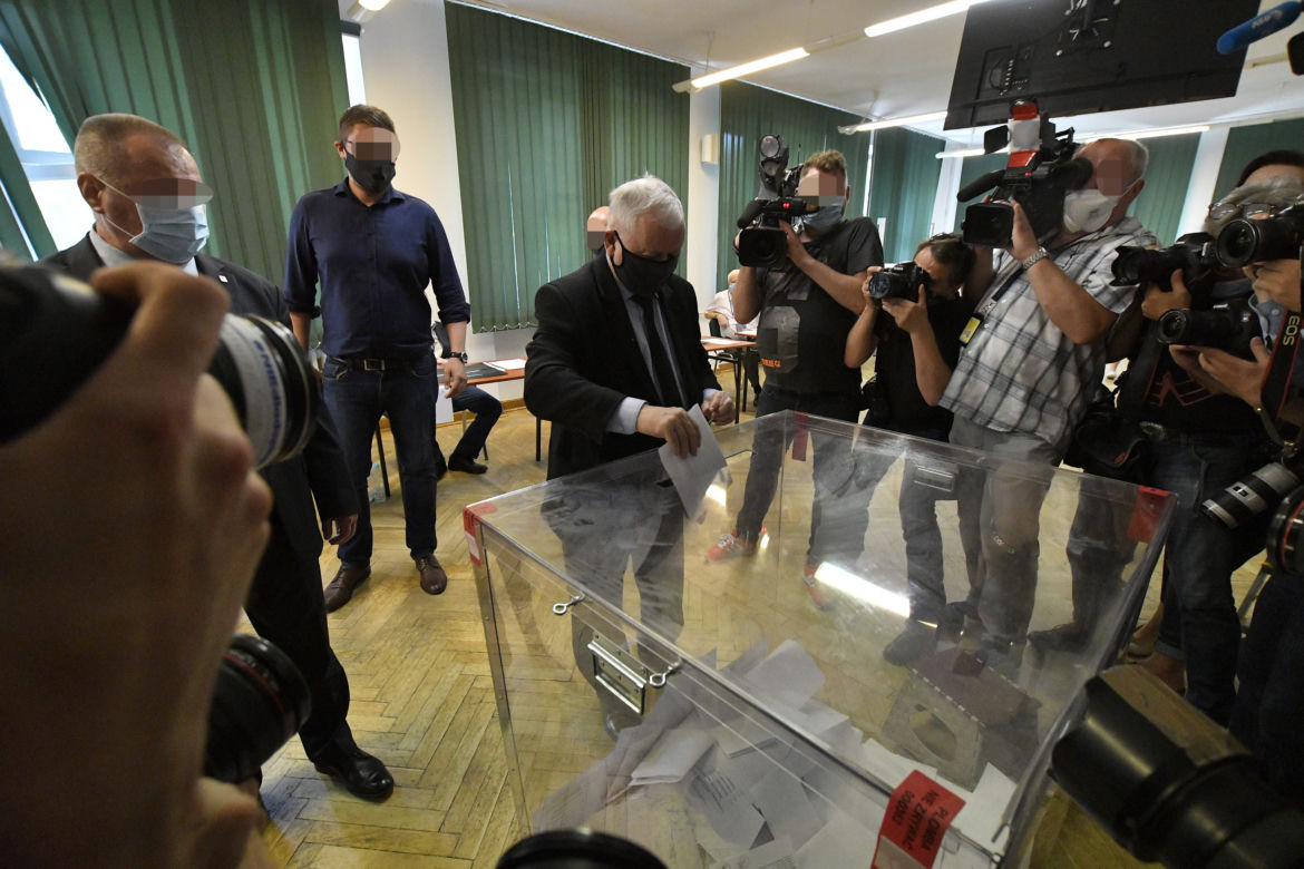 Wybory 2020 Prezes PiS Jarosław Kaczyński oddał swój głos