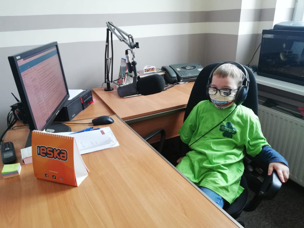 Szczecineckie "Koniczynki" odwiedziły Radio ESKA