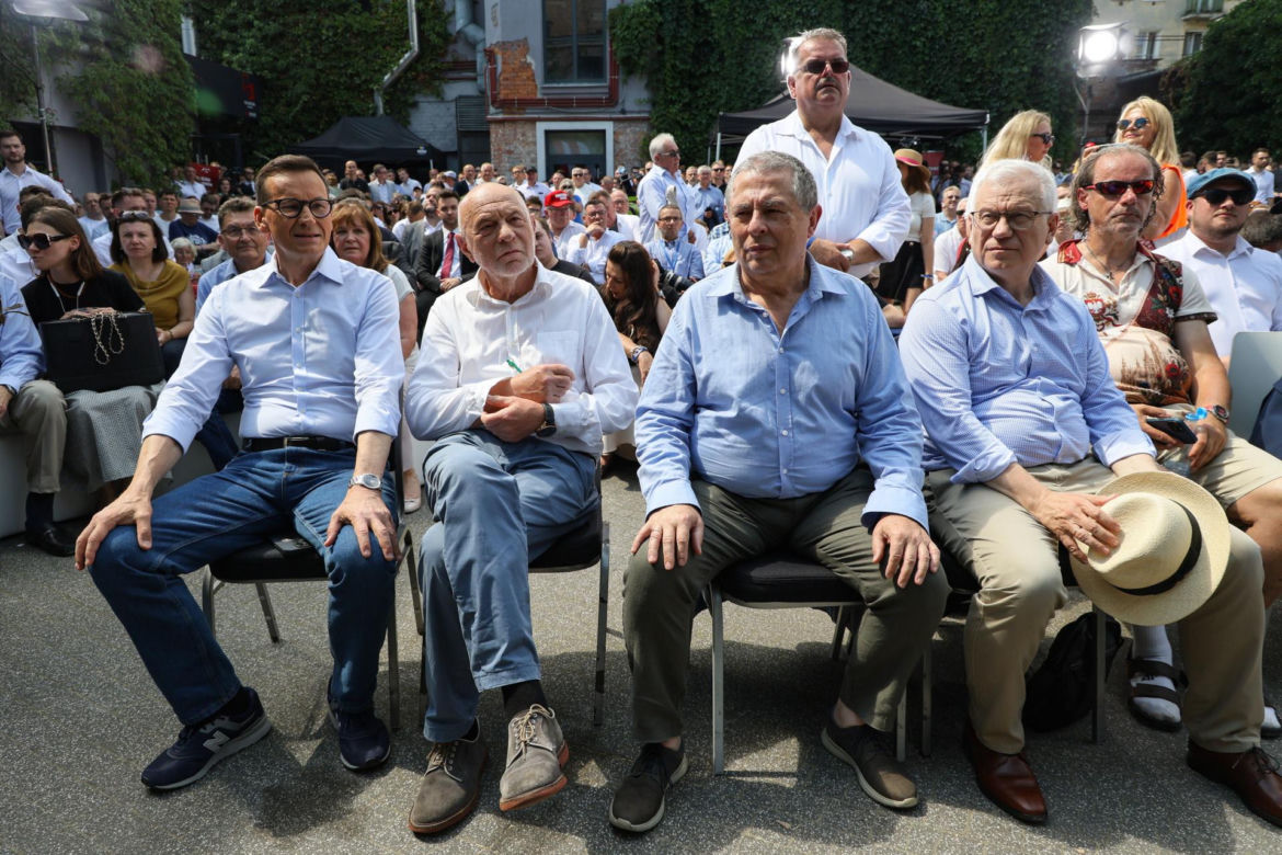 Tak grillował Morawiecki