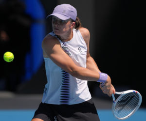 Iga Świątek i Wim Fissette. Nerwy na treningu