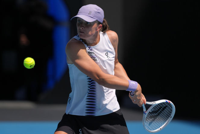 Iga Świątek i Wim Fissette. Nerwy na treningu