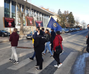 Stop podwyżkom za wodę! Uliczny protest mieszkańców Tarnowa