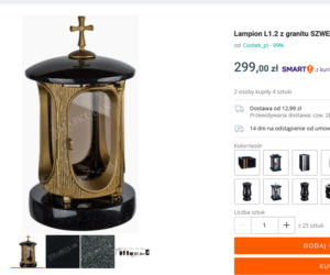 Znicze za kilkaset złotych 