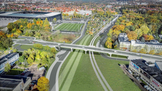 Nowy wiadukt na ul. Jagiellońskiej