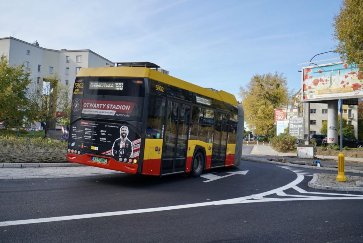 Ulice Rudnickiego, Perzyńskiego i Podczaszyńskiego na Bielanach po przebudowie