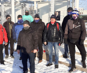 Biegacze i rowerzyści w 3 Rajdzie Przeciw Nienawiści. Nie powstrzymało ich -18 stopni!