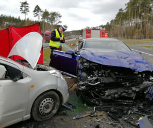 Koszmarny wypadek w powiecie świeckim. Kierowca i dwie pasażerki nie żyją