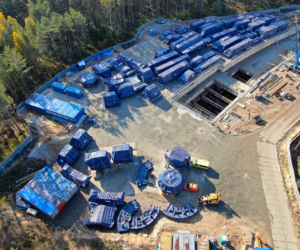 Budowa tunelu pod Świną - listopad 2020