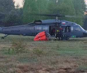 Ogromny pożar pod Grójcem! Spłonęło 80 hektarów lasu