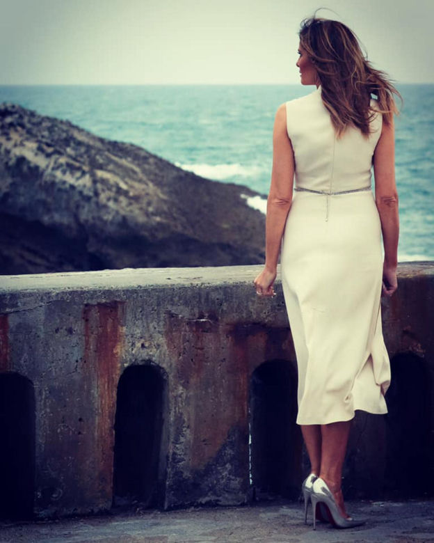 Małgorzata Tusk z Melanią Trump i Brigitte Macron