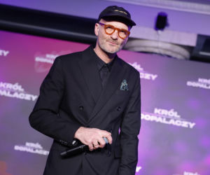 dawno nie widzieliśmy Anny Komorowskiej. Teraz wraz z mężem była na premierze