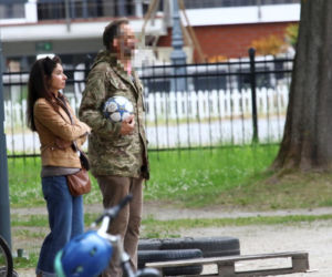 Marta Kaczyńska z rodziną. Rowery, siłka i piłka