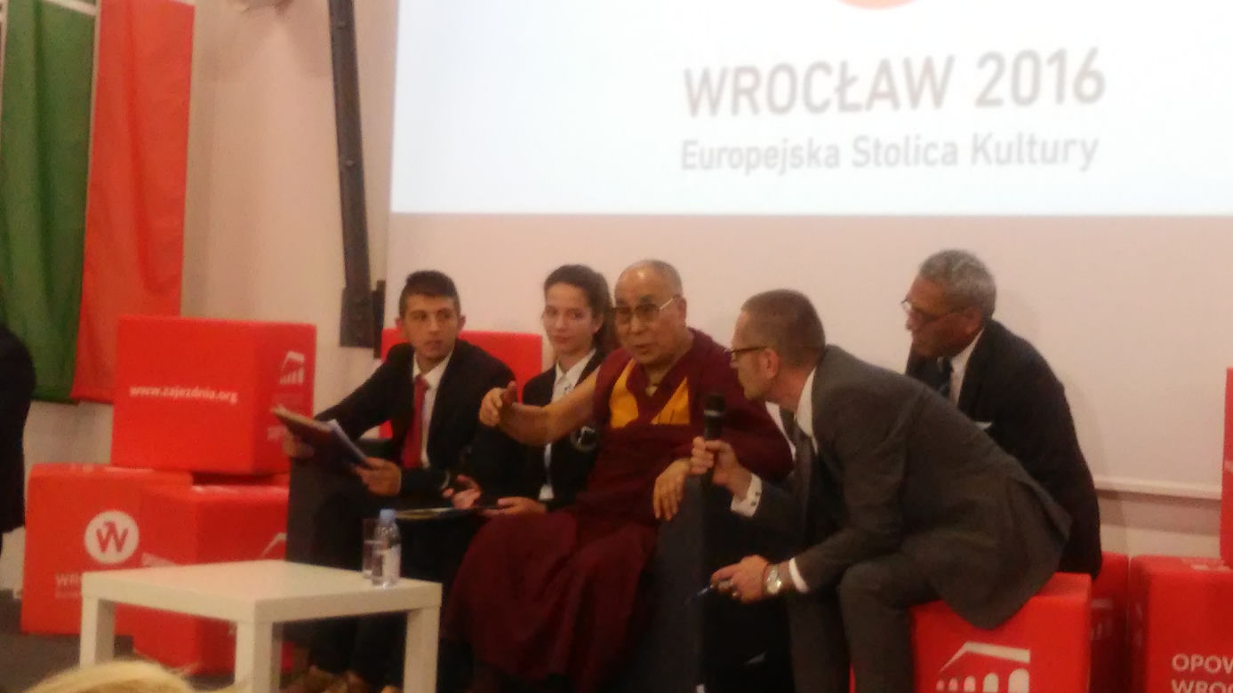 Dalajlama we Wrocławiu