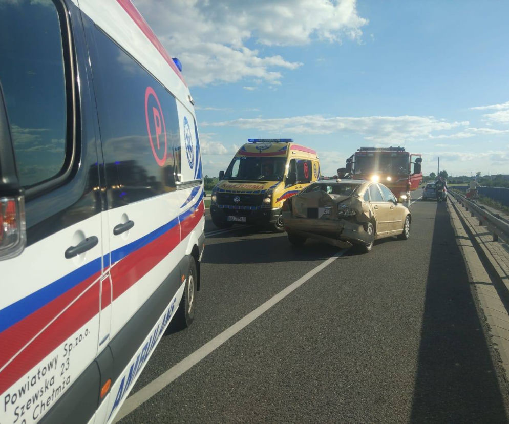 Poważny wypadek w miejscowości Rogówko koło Torunia