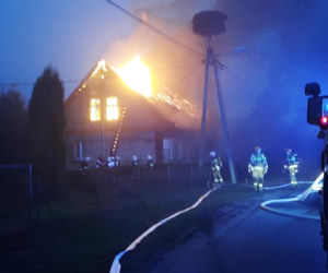 Pożar w Gostkowie koło Torunia. 12 zastępów straży w akcji