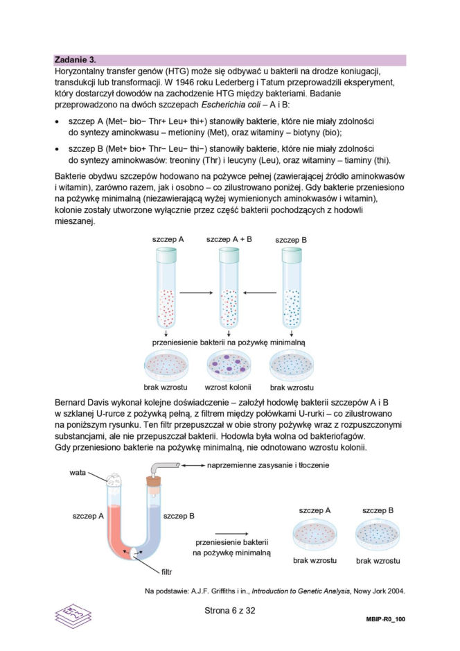 Arkusz maturalny CKE - biologia rozszerzona 2026