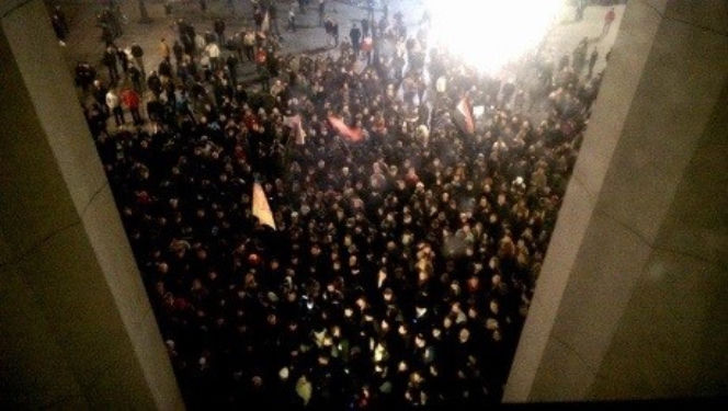 Prawy Sektor pod ukraińskim parlamentem zakończył szturm